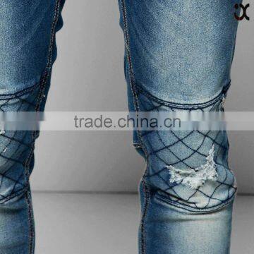 New Fashion Branded Biker Jeans Wholesale China (JXA119 ) photo-4