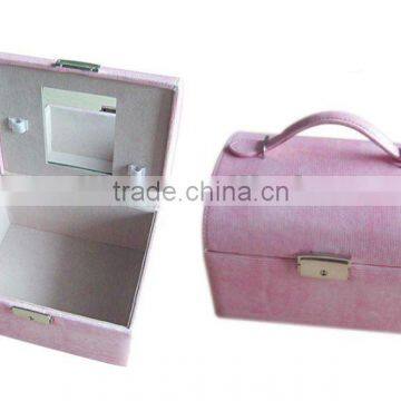 New promotional design makeup vanity case with handle