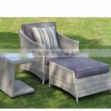 POLY RATTAN RELAX CHAIR SET