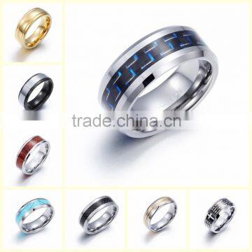 Fashion Design couple Engagement Ring stainless steel fashion rings for men