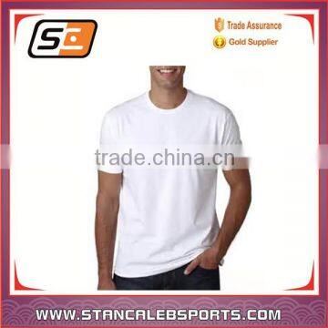 Stan caleb OEM service customized t-shirt functional blank white t-shirt