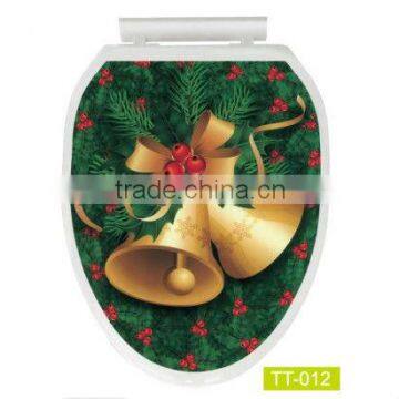 Christmas Decorative Waterproof Cover Stickers for Toilets