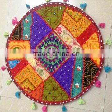 Latest Spring summer arrival Vintage Indian Foot Stool Bean Bag Floor Pillow pouf