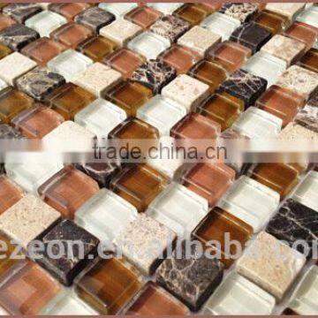 Glass mosaic tiles, natural stone mosaic tile