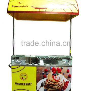 hot dog mobile fast food churros cart truck for crepe maker sale