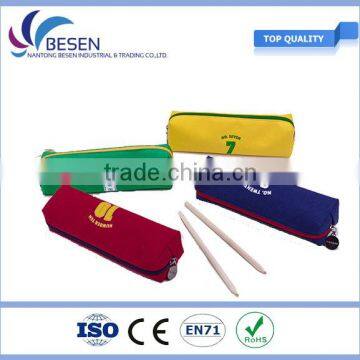 new fashion 2016 school pencil pouch, promotion canvas pencil bag