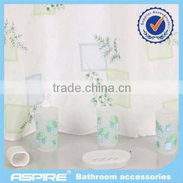 flower 6pcs PS bath set