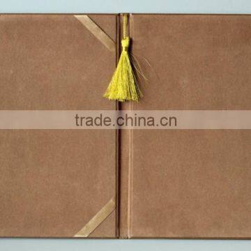 Leather certificate case/diploma holder