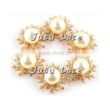 New Hot Sale!! The new high-grade diamond Pearl sunflower drill buckle DIY children's jewelry accessories