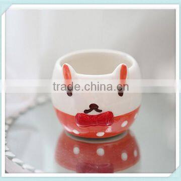 ceramic candle holder with rabbit design candel stick