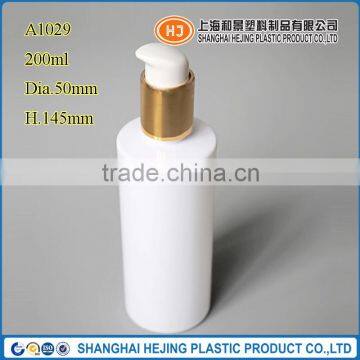 Factory direct sale transparent plastic bottles 200ml PET empty plastic bottles for shampoo packaging