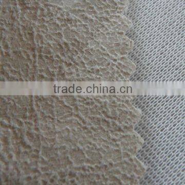 100 polyester suede fabric foil suede bound for car upholstery fabric