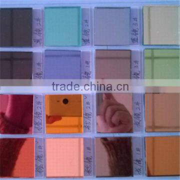 Colorful Factory Wholesale reflective float glass