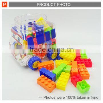 Kids Educational Toy Brick Block Box Truck photo-3