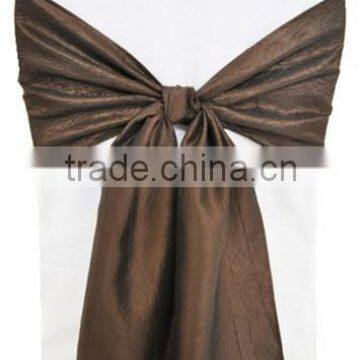 banquet crinkle sashes satin crushed sashes