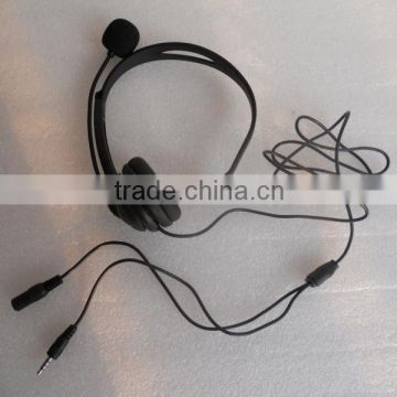 cell phone Headsets with splitter audio cable for iphone ipad