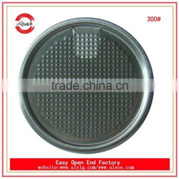 Pop top lids 300#peel off lid for canned powder