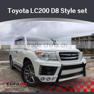 Toyota land crusier lc200 fj200 DOULE EIGHT STYLE 2008year and after to 2015 new look style bumper set