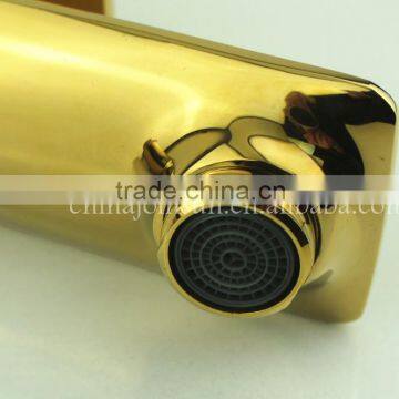 Best Selling Single Hole Gold Plated Bathroom Faucet photo-4
