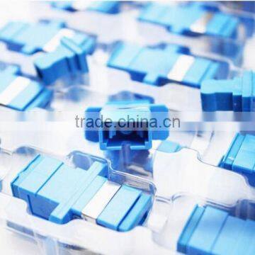 Free Sample Optical Fiber Adapter Dual Core SC UPC Square Adapter