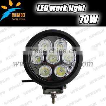 Newest designed work led light c ree for atv suv truck tractor spot flood combo ip67 c ree 70w led work light 12v 24v