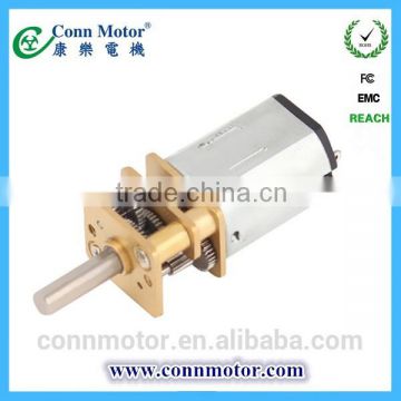 12mm Low Rpm DC Metal Geared Flat Motor for Automatic Lock Electronic Lock Geared Motor