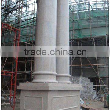 white marble roman column