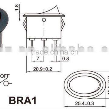 High Quality Temperature Double Push Button Rocker Switch for Electrical Products With Certificate 3 Position Switch photo-6