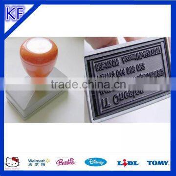 custom office handle automatic paid rubber stamp