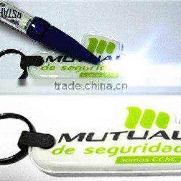 customised PVC keychain/vinyl key ring