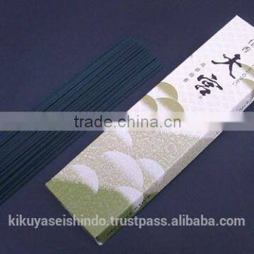 Gyokushodo Incense Sticks, Kako Omiya Hinoki Cypress blend, Less Smoke Type, Trial Size