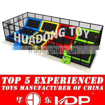 New factory price for indoor trampoline park, high quality trampoline playground