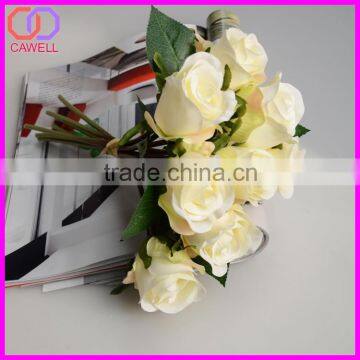 wholesale white artificial silk roses flowers