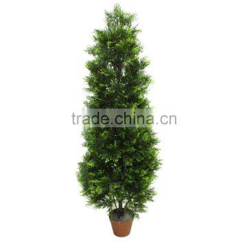 cheap outdoor decorative artificial cypress tree