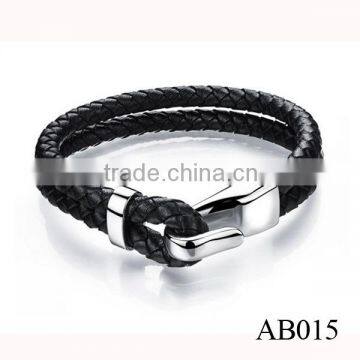 Classic Bracelet Jewelry For Men /Bio Magnetic Leather Bracelet Price photo-3