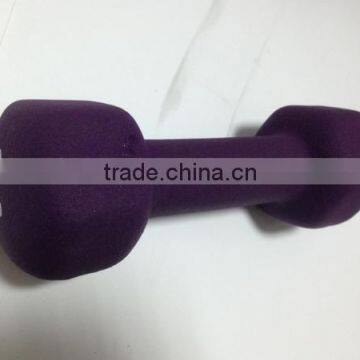New design pvc coated dumbbell set