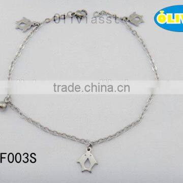 Olivia Jewelry Beautiful Charming Stainless Steel Anklet