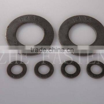 steel ASTM F436 flat washer with black