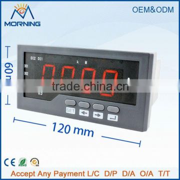 ME-AA41 Frame Size 60*120mm Low Price Industrial Use Single-Phase Led Display Ac Digital Ammeter, can add RS485 function