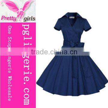 Trade Assurance High Quality Retro Ladies Official Dresses