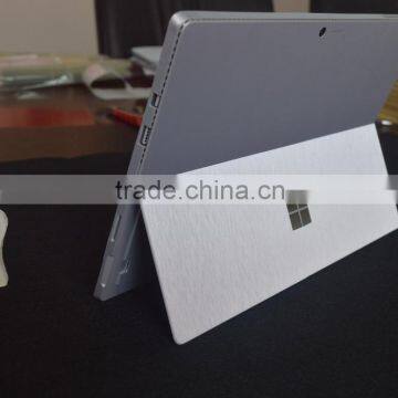 Wholesale Full Coverage Brushed Silver Skin Sticker for Microsoft Surface Pro 4 Pro 3 photo-2