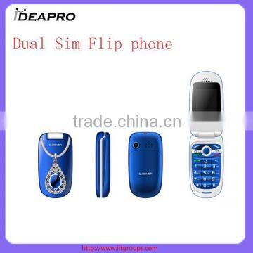 G7-08 1.77 inch Mtk6250 quad band basic feature dual sim flip phone OEM flip phone