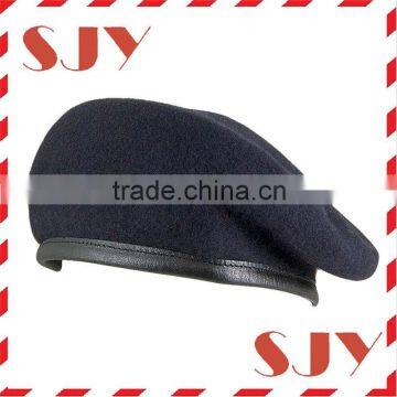 wholesale custom woolen and arcylic french embroidery winter beret