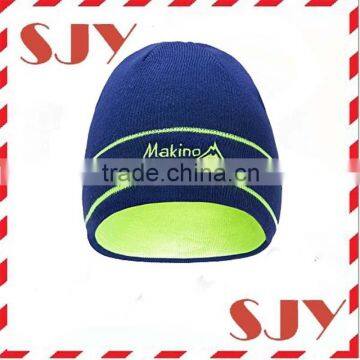 Wholesale Funny Unisex Custom Embroidery Knitted Beanie Hat