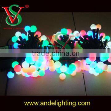 New LED string ball lights RGB changing Color Christmas ornament