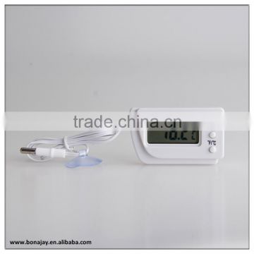 white/black indoor mini digital lcd thermometer