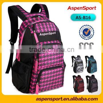 Popular school laptop backpack bag with food pocket