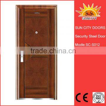 SC-S012 China wholesale market steel casement door,wrought iron interior door