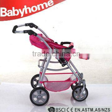 EN71 2014 newest design plush baby doll stroller