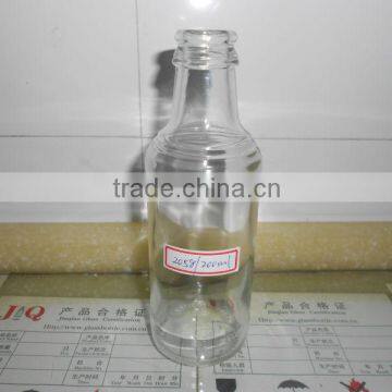 200ml clear glass soy sauce bottle
